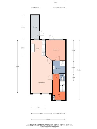 Floorplan - Kubboot 13, 3751 ZJ Bunschoten-Spakenburg